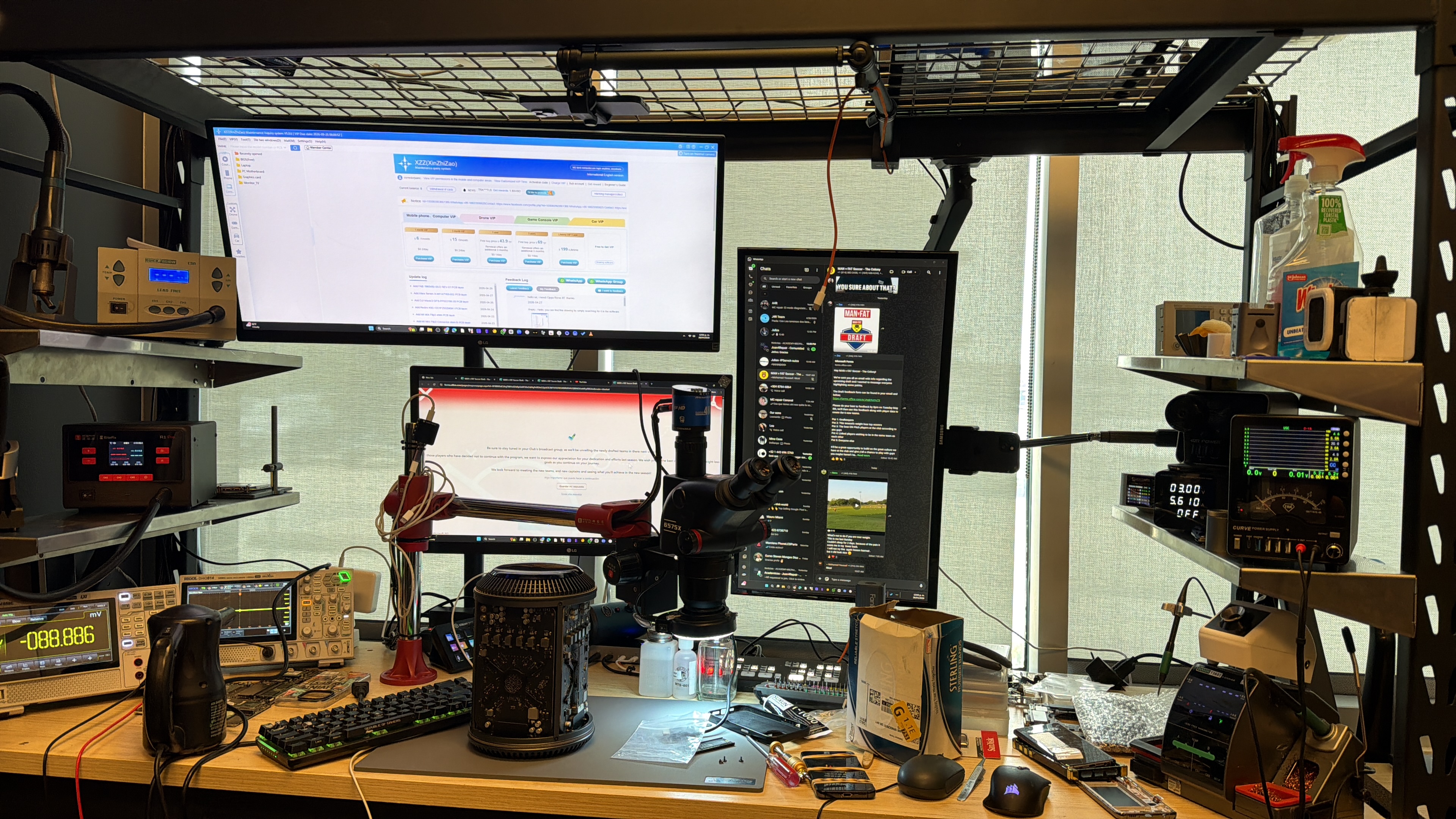 Inside Mac4Repair shop in Plano TX